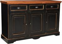 SIT M&ouml;bel Sideboard | aus Mangoholz und MDF | 3 Schubladen und 3 T&uuml;ren 