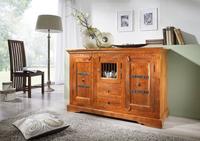 Kommode Akazie 130x50x85 Honig Lackiert Oxford 0412