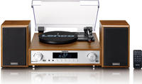 Lenco MC-160WD, Lenco MC-160WD - HiFi Stereo system with Record Player DAB+/FM...