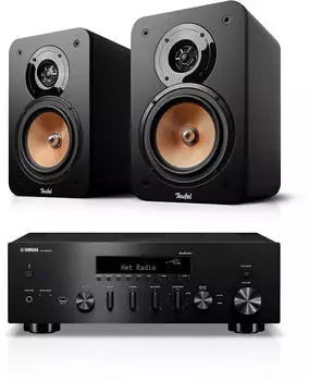 Teufel ULTIMA 20 + Yamaha R-N600A Schwarz/