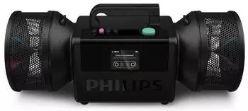 Philips The Tube MS80 tragbarer Bluetooth-Lautsprecher, schwarz (TAMS80B/00)