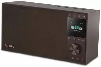 PURE Evoke Home II All-in-One Musiksystem mit CD, Walnuss (255793)