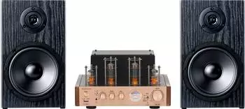 Bennett & Ross TA-70 Stereoanlage R&ouml;hren-Design, Bluetooth, 2x35W RMS, champagner (00122557)
