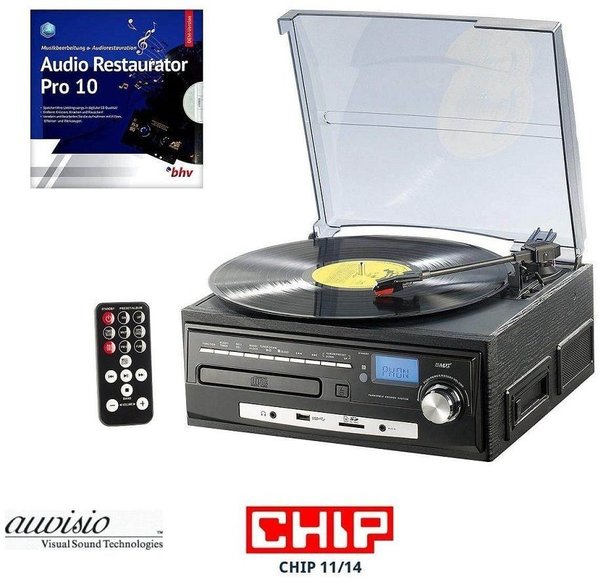 Auvisio Kompakt-Stereoanlage MHX-550.LP für Schallplatte, CD, MC, MP3 Test  TOP Angebote ab 144,99 € (August 2023)