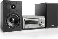 Denon D-M41SPBKE2, Denon D-M41, Home-Audio-Minisystem, Schwarz, Silber, 60 W,...