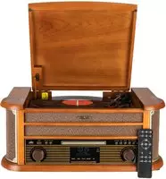 Reflexion HIF2002DAB Retro-HiFi Anlage Platten-/Kassetenspieler,BT,CD/MP3,DAB+