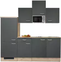 Flex-Well K&uuml;chenzeile "Morena" mit E-Ger&auml;ten, Gesamtbreite 210 cm