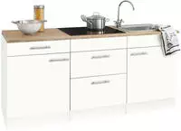 OPTIFIT K&uuml;chenzeile "Mini" Breite 180 cm, mit Glaskeramik-Kochfeld, mit