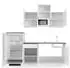 Flex-Well Lucca Miniküche mit E-Geräten 210 cm weiß 85771939