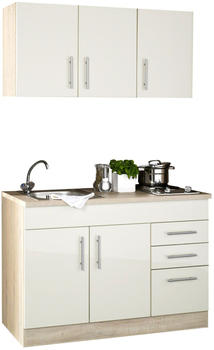 Held M&ouml;bel Minik&uuml;che mit Ger&auml;ten TORONTO 120 cm Creme
