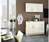 Held Möbel Miniküche mit Geräten TORONTO 120 cm Creme