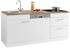 Optifit Küchenzeile Mini 180 cm weiß matt (90423926