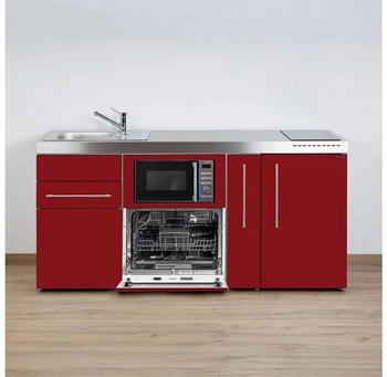 Stengel Premiumline MPGSM 180 A Küchenblock mit E-Geräten Bordeaux