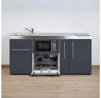 Stengel Premiumline MPGSM 180 A Küchenblock mit E-Geräten Schiefergrau