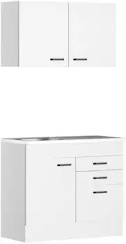 Optifit Minik&uuml;che Bonn 100 cm Wei&szlig; matt 69909708
