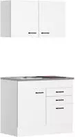 OPTIFIT Pantryk&uuml;che "OPTImulti" Breite 100 cm, mit 2-Platten-Glaskeramikkochfeld