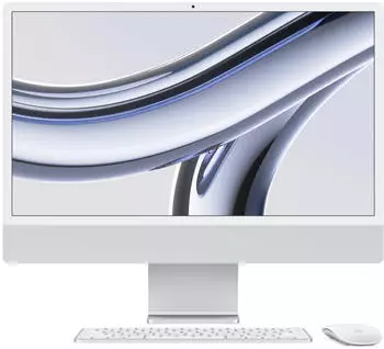 Apple iMac 24" M3 [2023] (MQRK3D/A) Silber