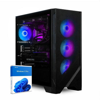 dercomputerladen Gamer PC Ryzen 7 7800X3D / RTX4070 / 32GB RAM / 1TB SSD