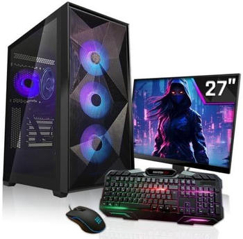 Systemtreff Gaming PC Set Ryzen 7 7800X3D | RTX 4080 Super 16GB | 2TB SSD | 32GB DDR5 | WLAN