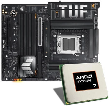 CSL Mainboard Bundle Ryzen 7 9800X3D / TUF Gaming X870-Plus WiFi