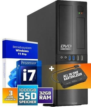 GMR Ultra Slim DE-82402 (i7 / 32GB / 1TB / DVD&plusmn;RW / Windows 11 Prof)