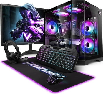 Vibox Gaming PC Set - Ryzen 5 5500 / RTX 4060 / 32GB / 1TB (5-503-KFL)
