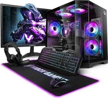 Vibox Gaming PC Set - Ryzen 3 3200G / Radeon RX Vega 8 / 16GB / 1TB (1-501-KFL)
