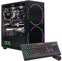 GAMEMAX Gaming-PC "Black Hole 7455 AMD Ryzen 5 7500F RTX 5070 32GB DDR5 1TB...