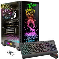 GAMEMAX Gaming-PC "Rockstar 7478 AMD Ryzen 7 5700X RTX 5060Ti 32GB DDR4 1TB SSD"