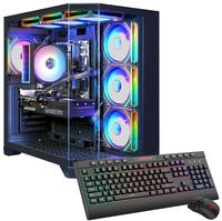 GAMEMAX Gaming-PC "HYPE-A BK 7530 AMD Ryzen 5 7500F RTX 5070 32GB DDR5 1TB SSD"