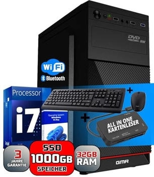 GMR Business Office PC - i7-4770 / 32GB / 1TB / DVD&plusmn;RW / W11P [DE-72508]