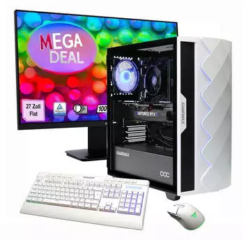 GameMax Diamond WT 2702 Ryzen 7 5700X RTX 5060 16GB 1TB SSD Gaming-PC-Set