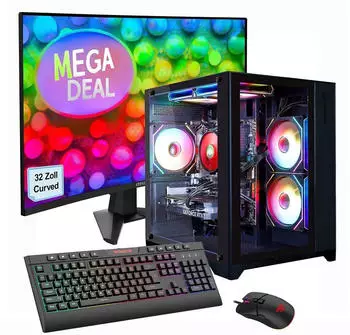 GameMax Infinity Mini BK 2700 Ryzen 7 5700X RTX 5060Ti 16GB 1TB SSD Gaming-PC-Set