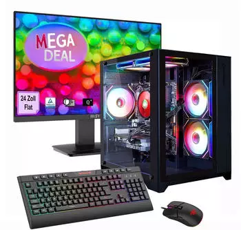 GameMax Infinity Mini BK 2698 Ryzen 7 5700X RTX 5060Ti 16GB 1TB SSD Gaming-PC-Set