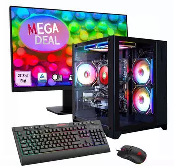 GameMax Infinity Mini BK 2699 Ryzen 7 5700X RTX 5060Ti 16GB 1TB SSD Gaming-PC-Set