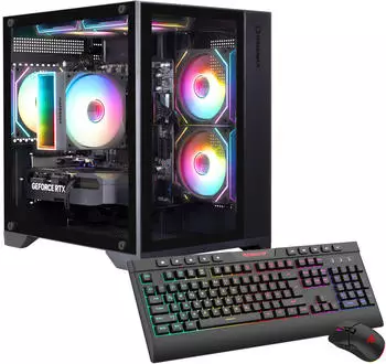 GameMax Infinity Mini BK 7801 Ryzen 5 9600X RTX 5060 16GB DDR5 1TB SSD Gaming-PC