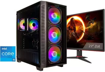 Captiva PC Advanced Gaming I95-217 TFT Bundle