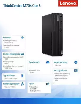 Lenovo ThinkCentre M70s Gen 5 12U8000APB