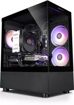 Kiebel Gaming PC Viper V Ryzen 7 5700X / 32GB DDR4 / Radeon RX 9060 8GB / 1TB SSD / WLAN / Windows 11 (187596)
