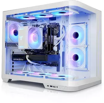 Kiebel Gaming PC Panorama Curve V Ryzen 7 5700X / 32GB DDR4 / RTX 5070 12GB / 1TB SSD / WLAN / Windows 11 (201017)