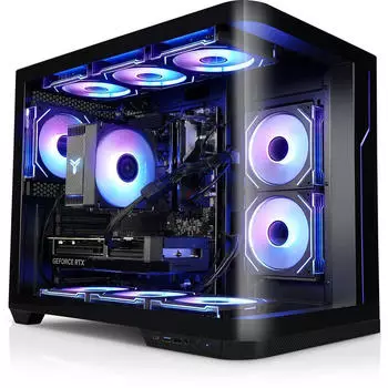 Kiebel Gaming PC Panorama Curve V Ryzen 7 Ryzen 7 5700X / 32GB DDR4 / Radeon RX 9060 8GB / 1TB SSD / WLAN / Windows 11 (187599)