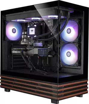 Thermaltake FTW A-Line LCS, Black, Ryzen 7 8700F, 32GB RAM, 1TB SSD, GeForce RTX 5060 Ti (PC-000112-DE)