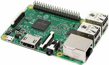 Raspberry Pi 3Modell B (1,2GHz Quad-Core ARM cortex-a53, 1GB RAM, USB 2.0)