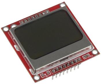 JOY-IT Raspberry Pi Display-Modul Rot sbc-lcd84x48 Raspberry Pi, Raspberry Pi 2 B, Raspberry Pi 3 B