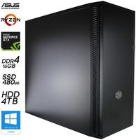 Komplettsystem AMD Ryzen 7 5700X 16384 MB DDR4 Ram 250 GB M.2 SSD PCIe (oder...