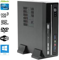 Mini PC Komplettsystem AMD Ryzen 3 3200G 8192 MB DDR4 Ram 250 GB M.2 SSD PCIe (oder