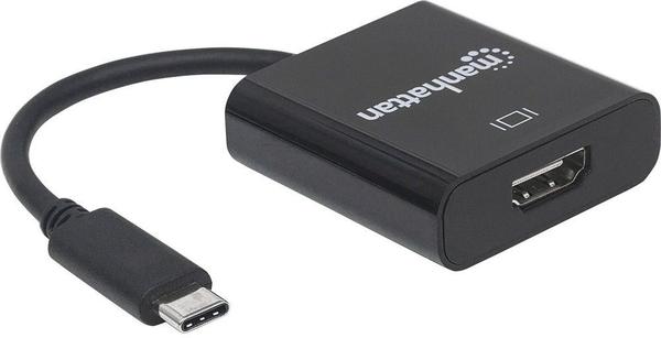 Manhattan USB-C auf HDMI-Konverter schwarz (151788)