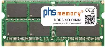 PHS-memory 4GB RAM Speicher für Asus VivoPC VM60-G092M DDR3 SO DIMM 1600MHz (SP199624)