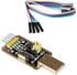 Joy-IT sbc-ttl Jumper-Kabel Raspberry Pi [1x USB 2.0 Stecker A - 4x Drahtbrücken-Buchse] 20.00cm