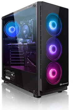Megaport Gaming-PC (AMD Ryzen 5 2600X 6x3,60 GHz, GeForce RTX 2060 6GB, 16 GB RAM, 1000 GB HDD, 240 GB SSD, Windows 10, WLAN)